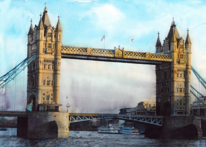 Tower Bridge postcard by Reme Junior - The Postcard Store – Visions